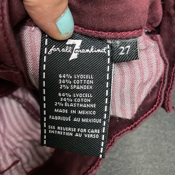 7 for all mankind gwenivere ankle cut pants - Picture 4 of 9